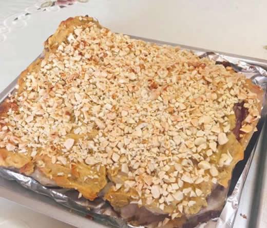 巴旦木碎原來(lái)還可以做菜，快來(lái)圍觀